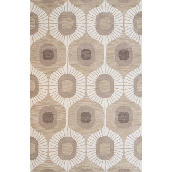 Wade Logan® Hemmer Abstract Tufted Wool Area Rug & Reviews Wayfair Canada